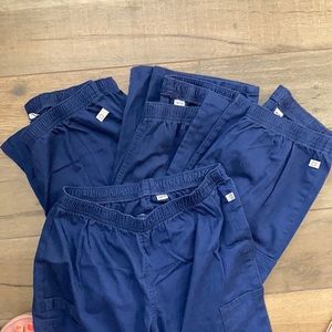 Bundle of 4 navy scrub Cherokee bottoms!
